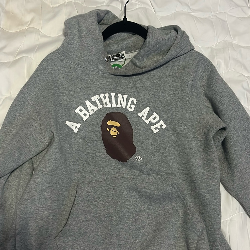 Grey Bape Hoodie